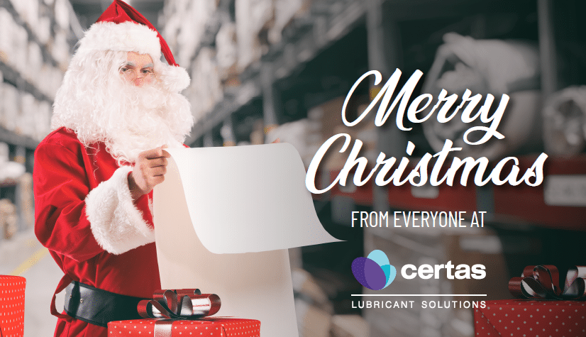 Certas Lubricants Festive Opening Times 2023