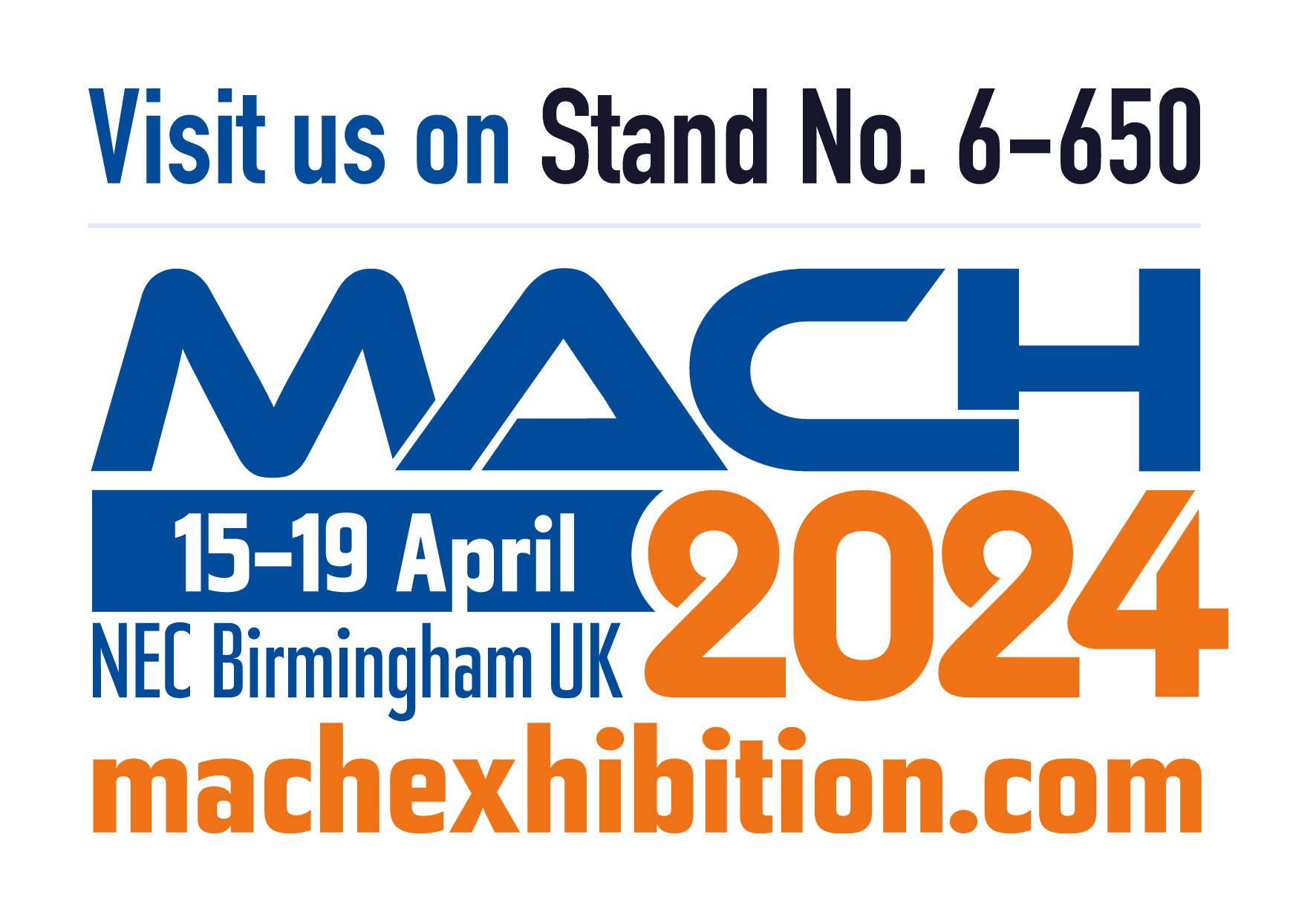 MACH Expo – 15th – 19th April, Birmingham NEC